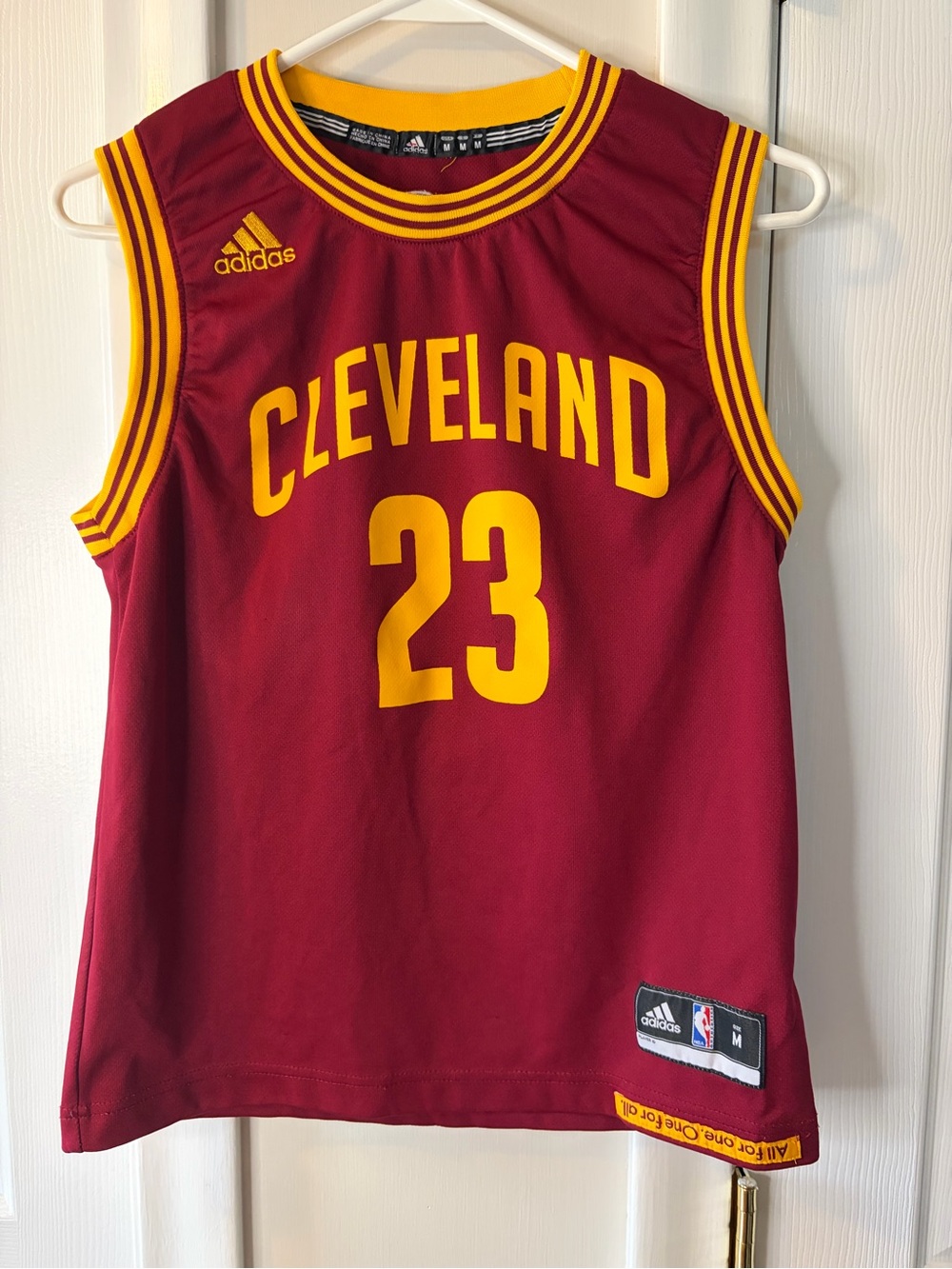 Adidas LeBron James #23 Cleveland Cavaliers NBA Jersey Youth Medium